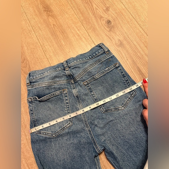 REFORMATION Liza Ultra High Rise Straight Stretch Cotton Blend Malta Size 26 - Picture 10 of 12